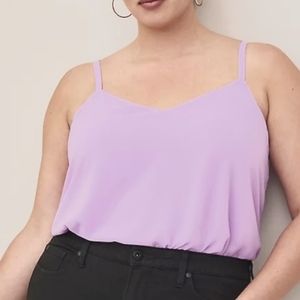 NWT SZ 2-Torrid Sophie Flowy Tank with subtle leopard jacquard print.